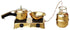 Brass Mini Miniature Set Children Playing 0.045Kg